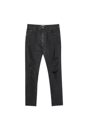 pantalon carrot pull and bear