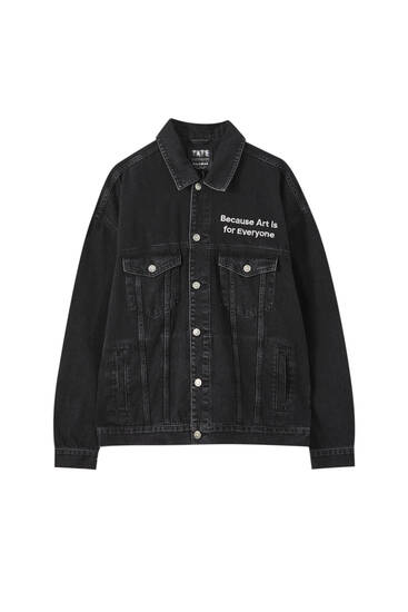 jaket jeans pull and bear