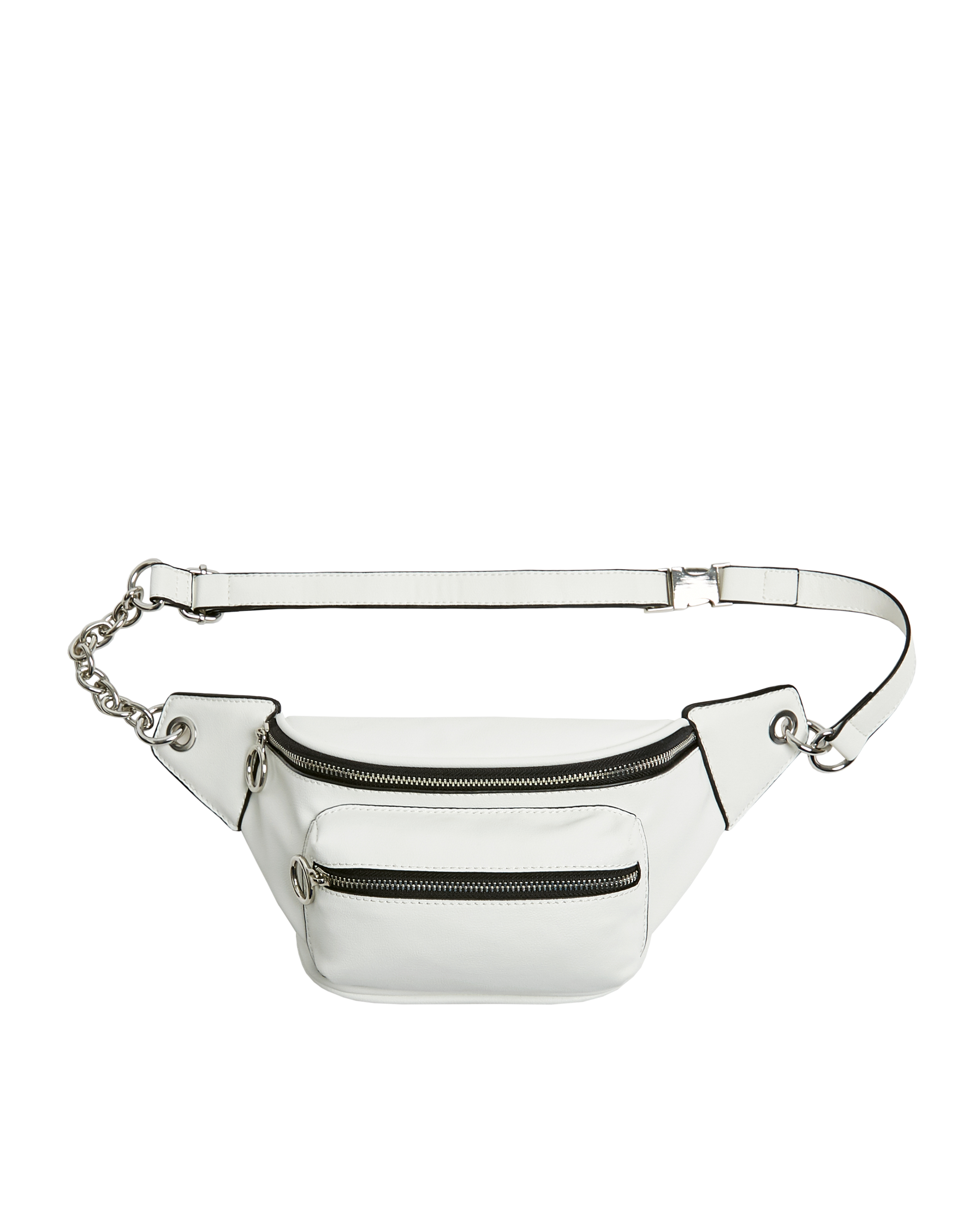 white belt bag
