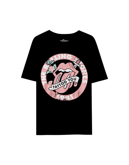 sudadera rolling stones pull and bear