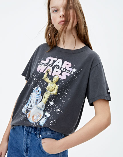 camiseta queen pull and bear