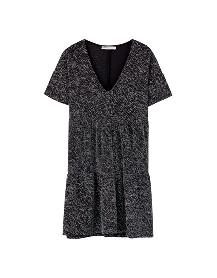 pull and bear glitter dress