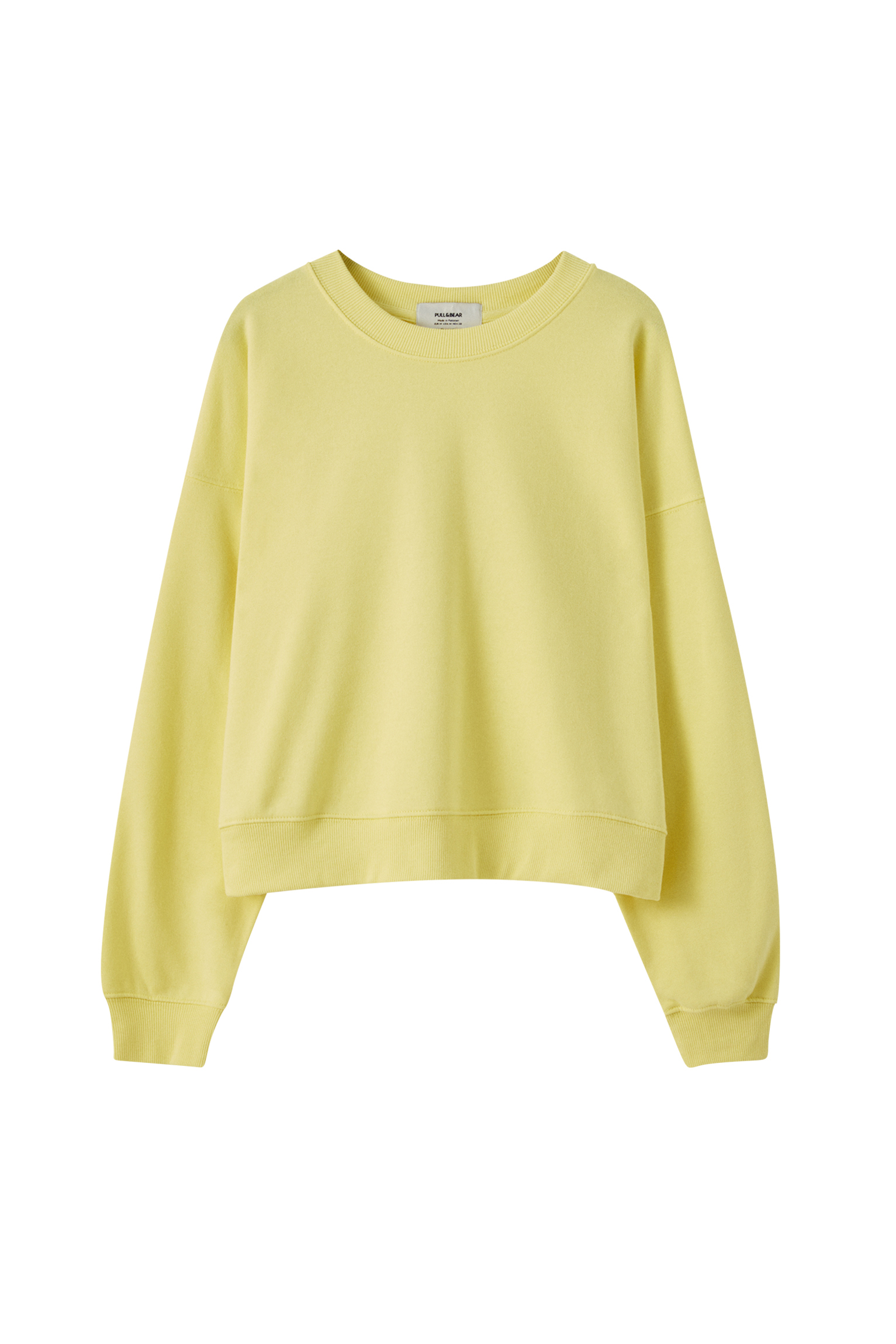 lemon yellow sweatshirt