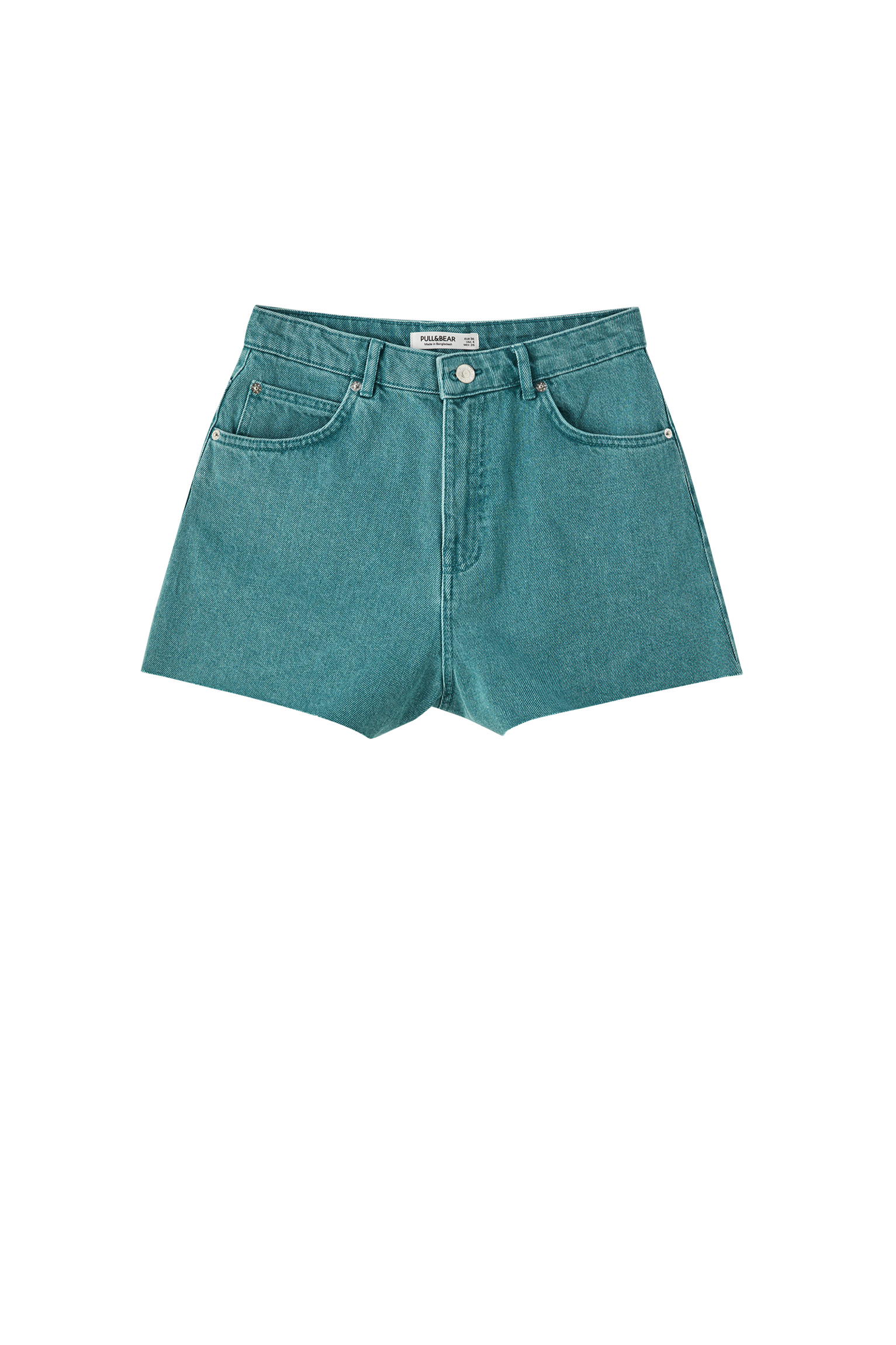 green jeans shorts