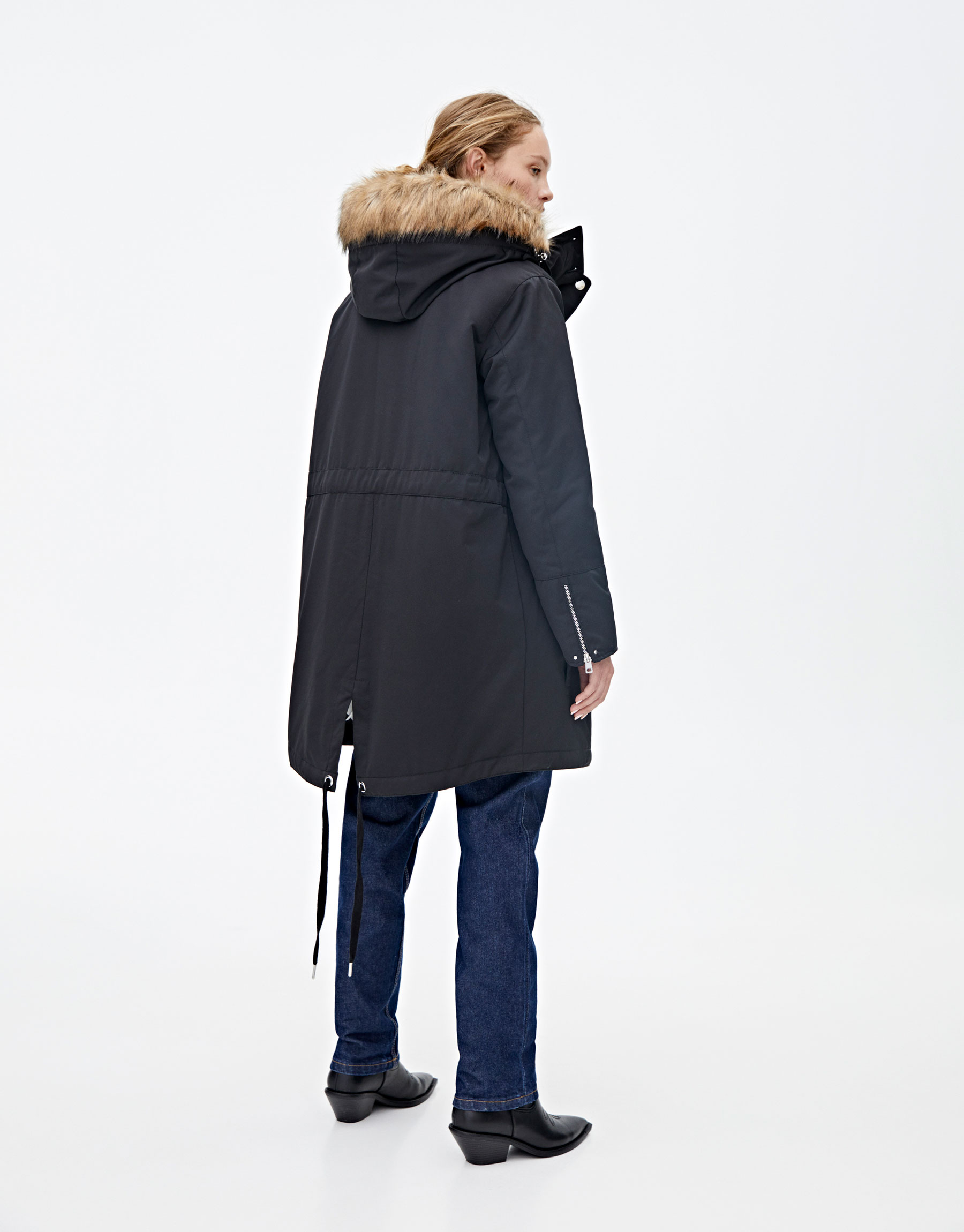 pull and bear 3 in 1 parka