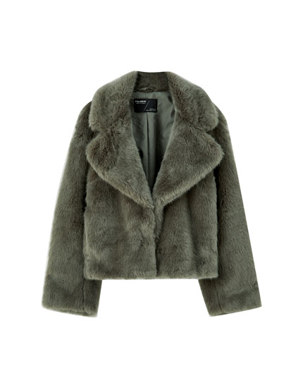 fur lapel collar