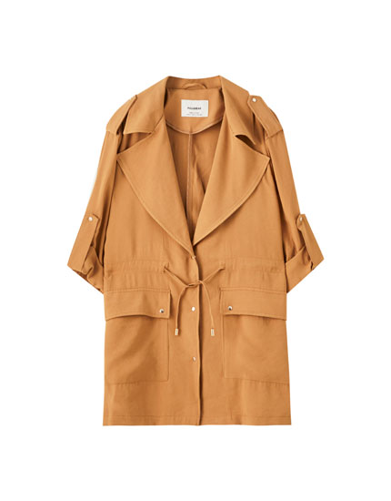 Abrigos Y Cazadoras Promociones Mujer Pull Bear Espana