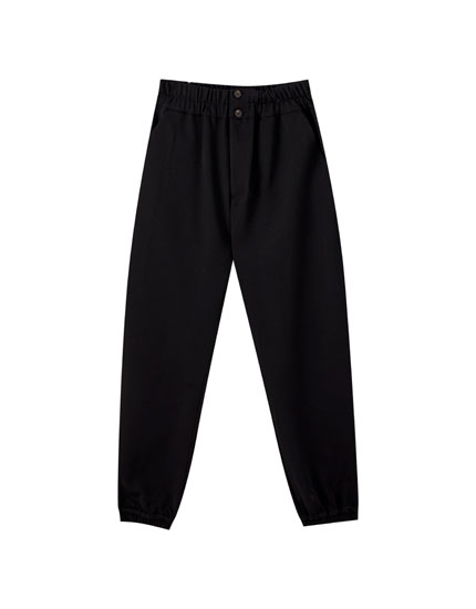 wide waistband joggers