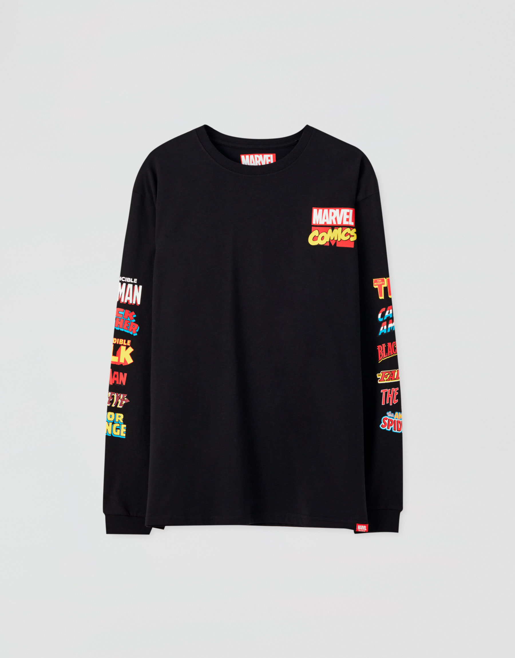 t shirt marvel pull and bear