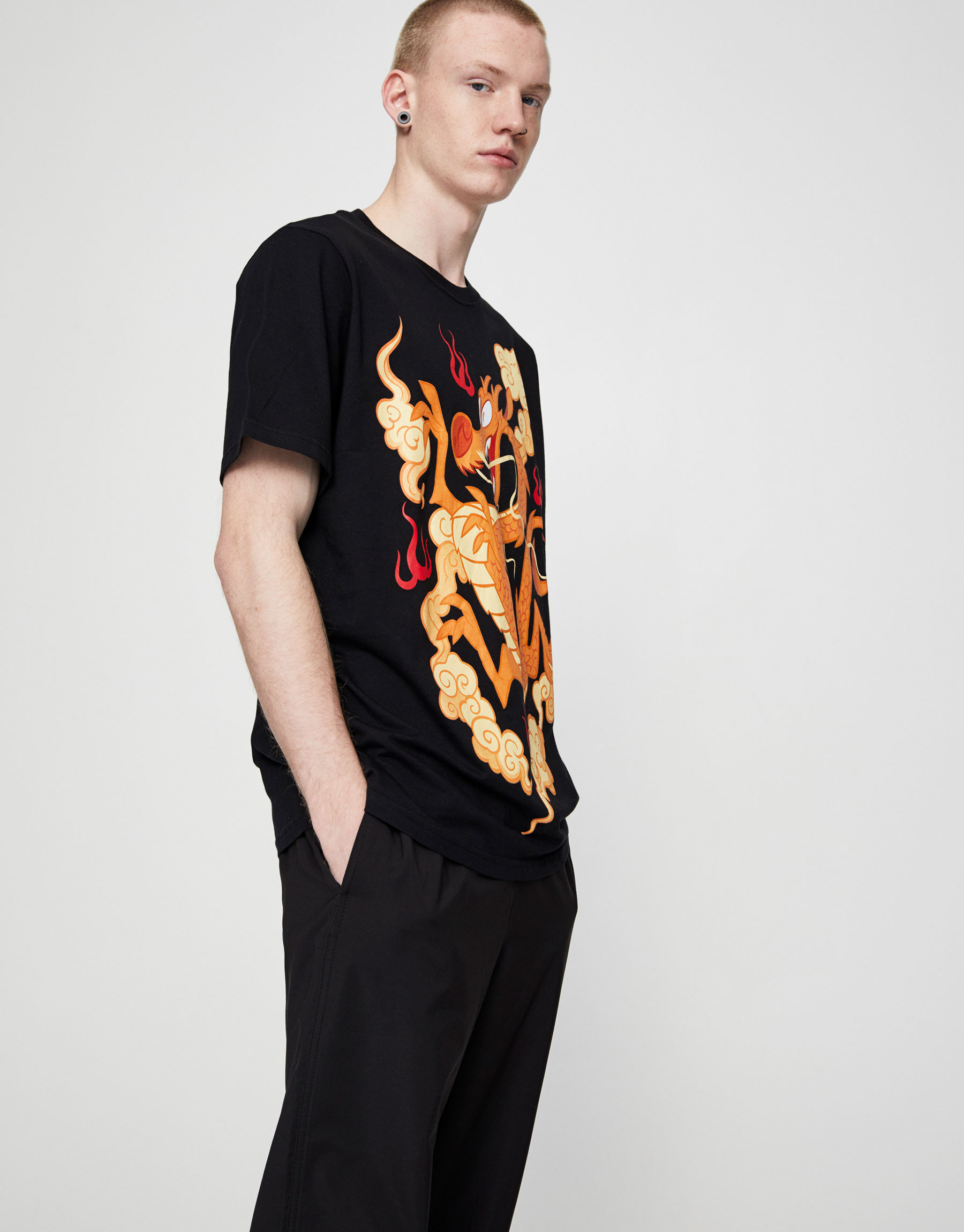 t shirt mulan pull and bear