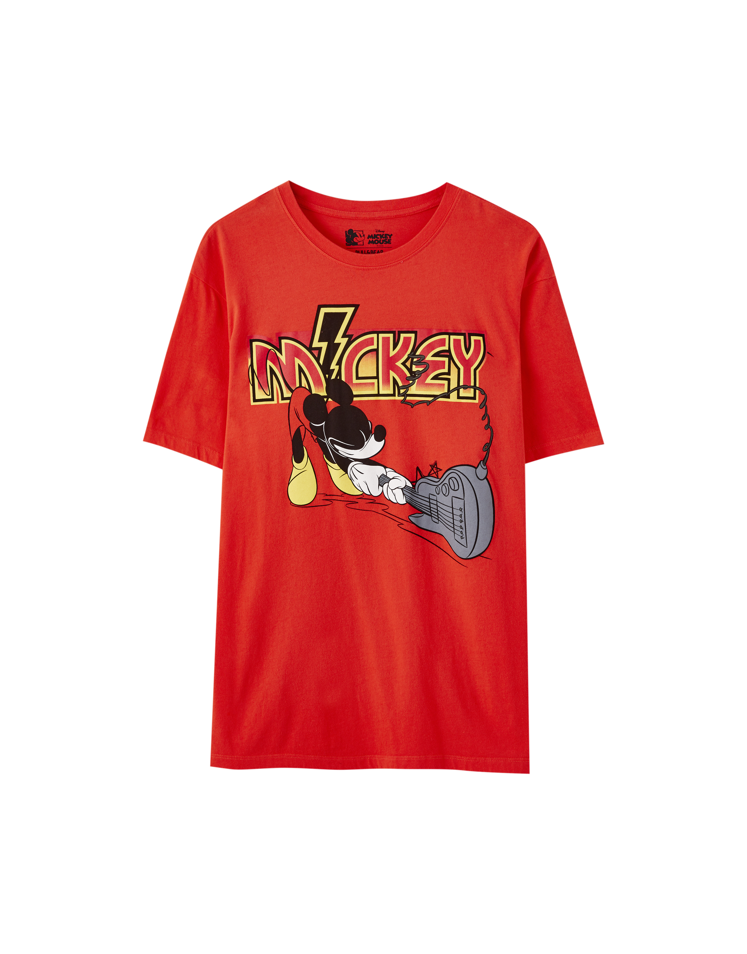 Mickey Mouse guitar print T-shirt 