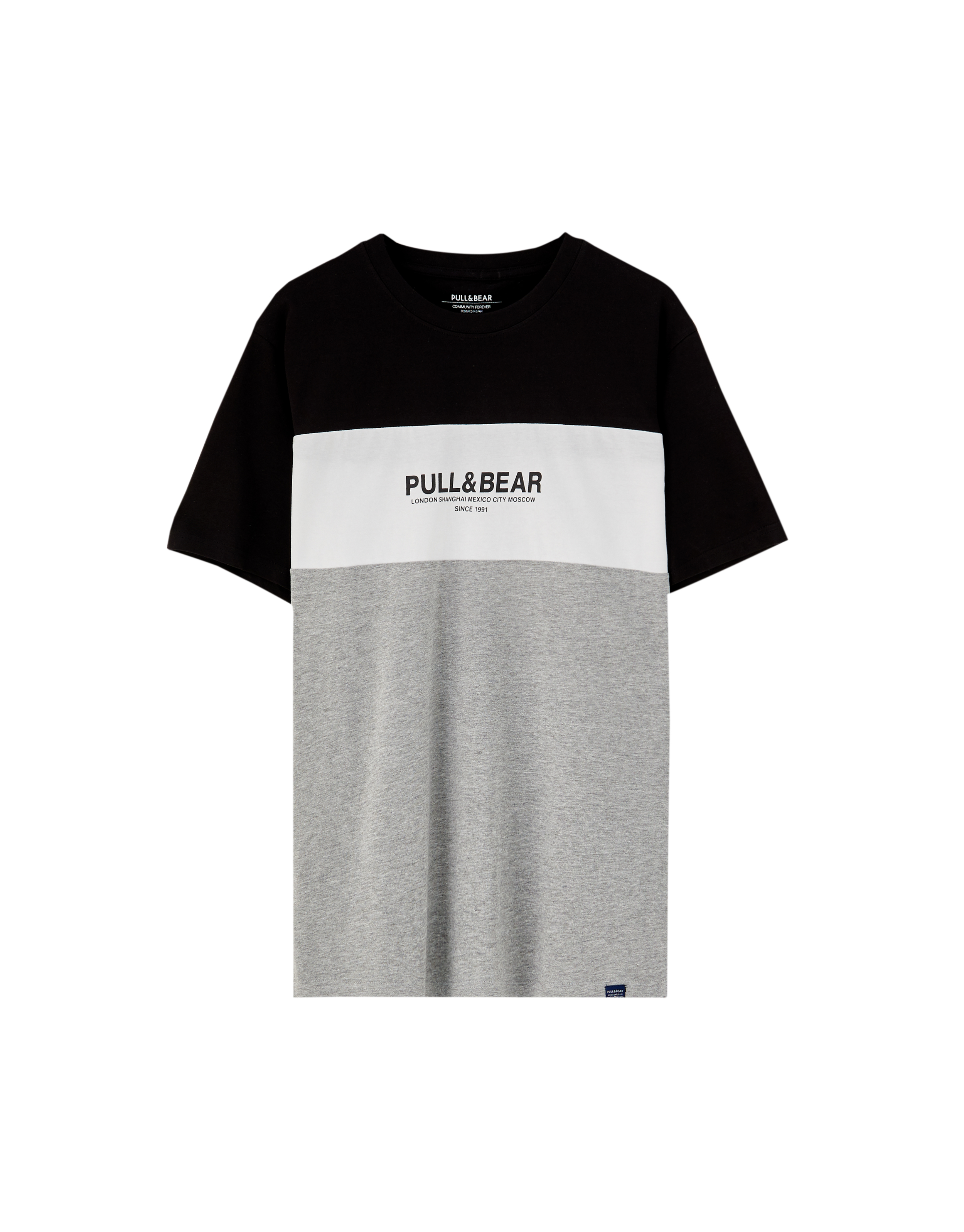 camisetas pull and bear hombre