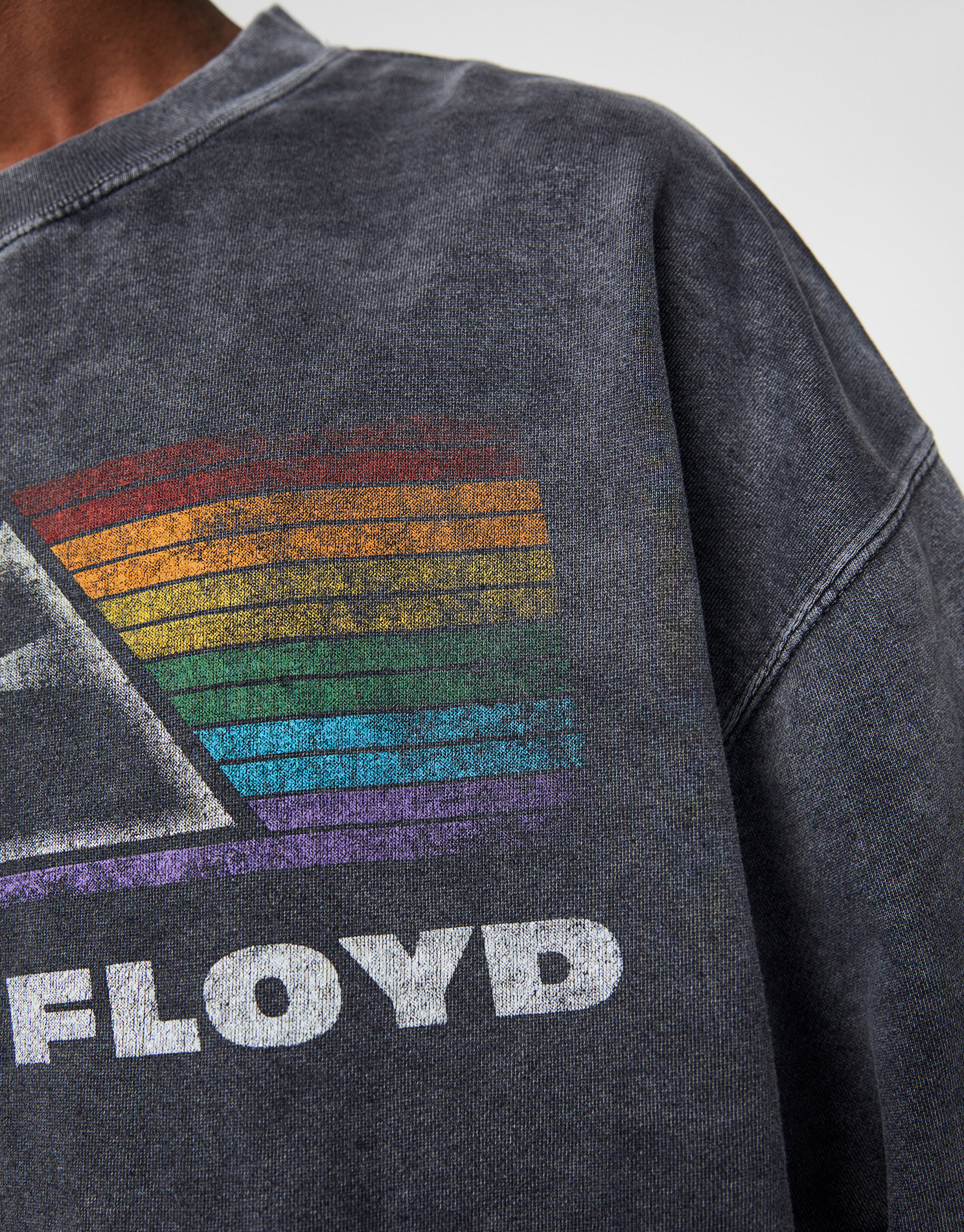 Pull \u0026 Bear - Sweat Pink Floyd noir