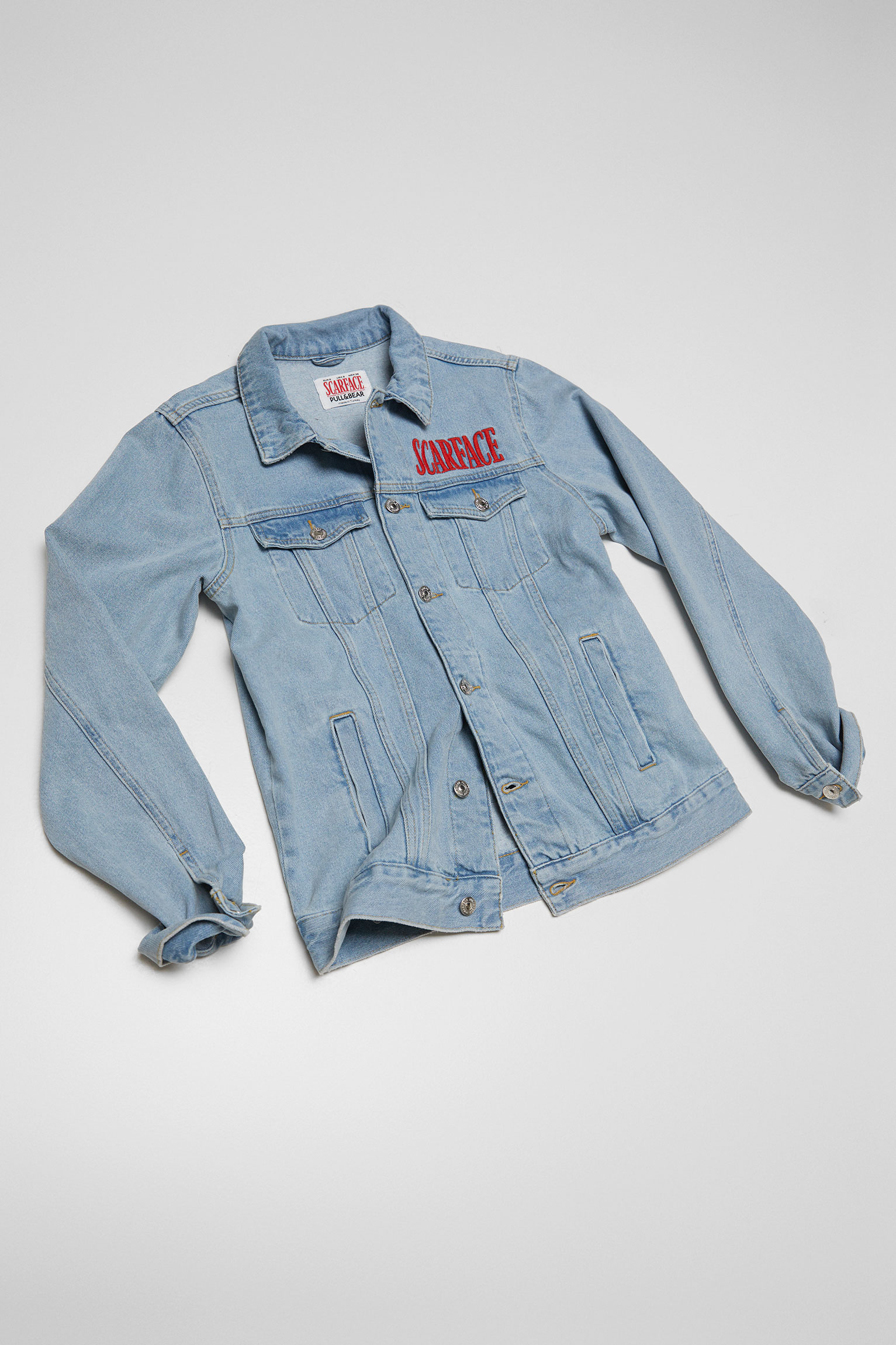 scarface denim jacket