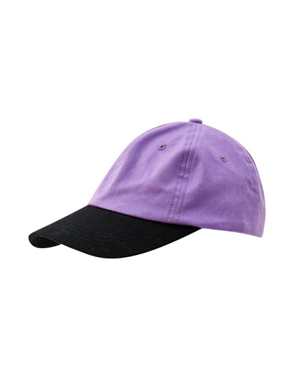 purple cap