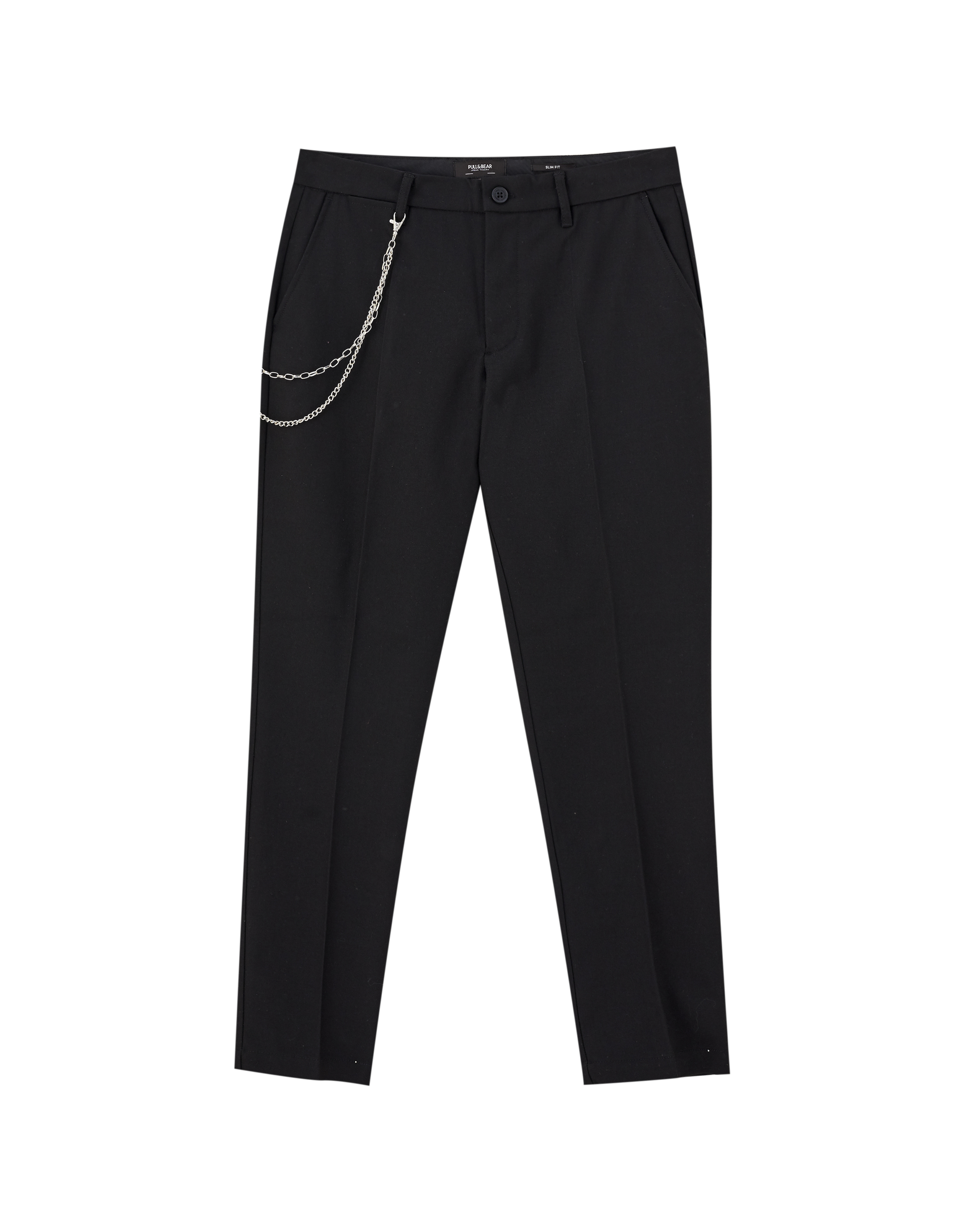 Tailored darted chino trousers - PULL\u0026BEAR