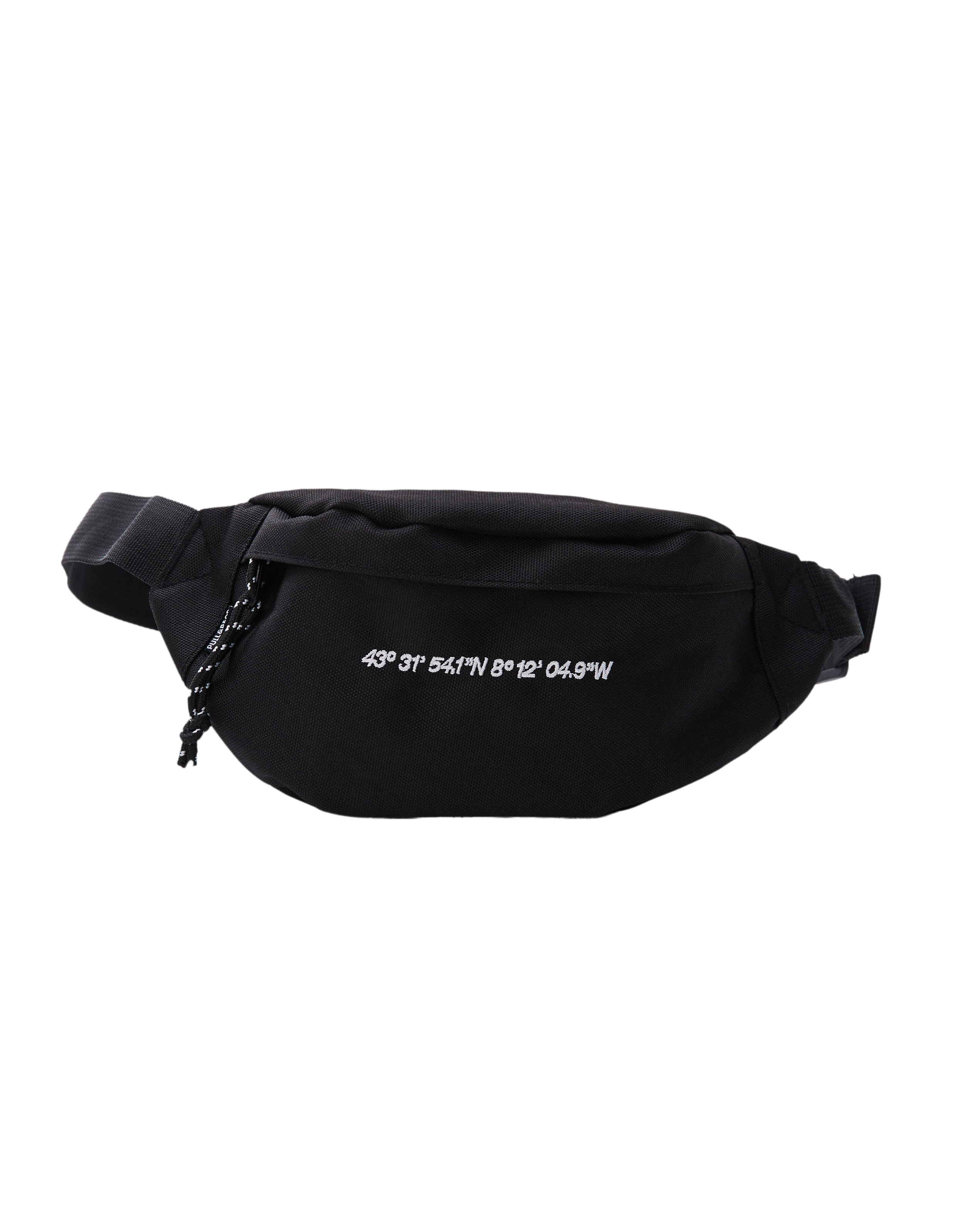 Basic belt bag with embroidered slogan 