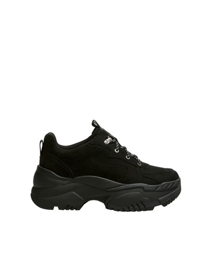 pull and bear chunky trainers