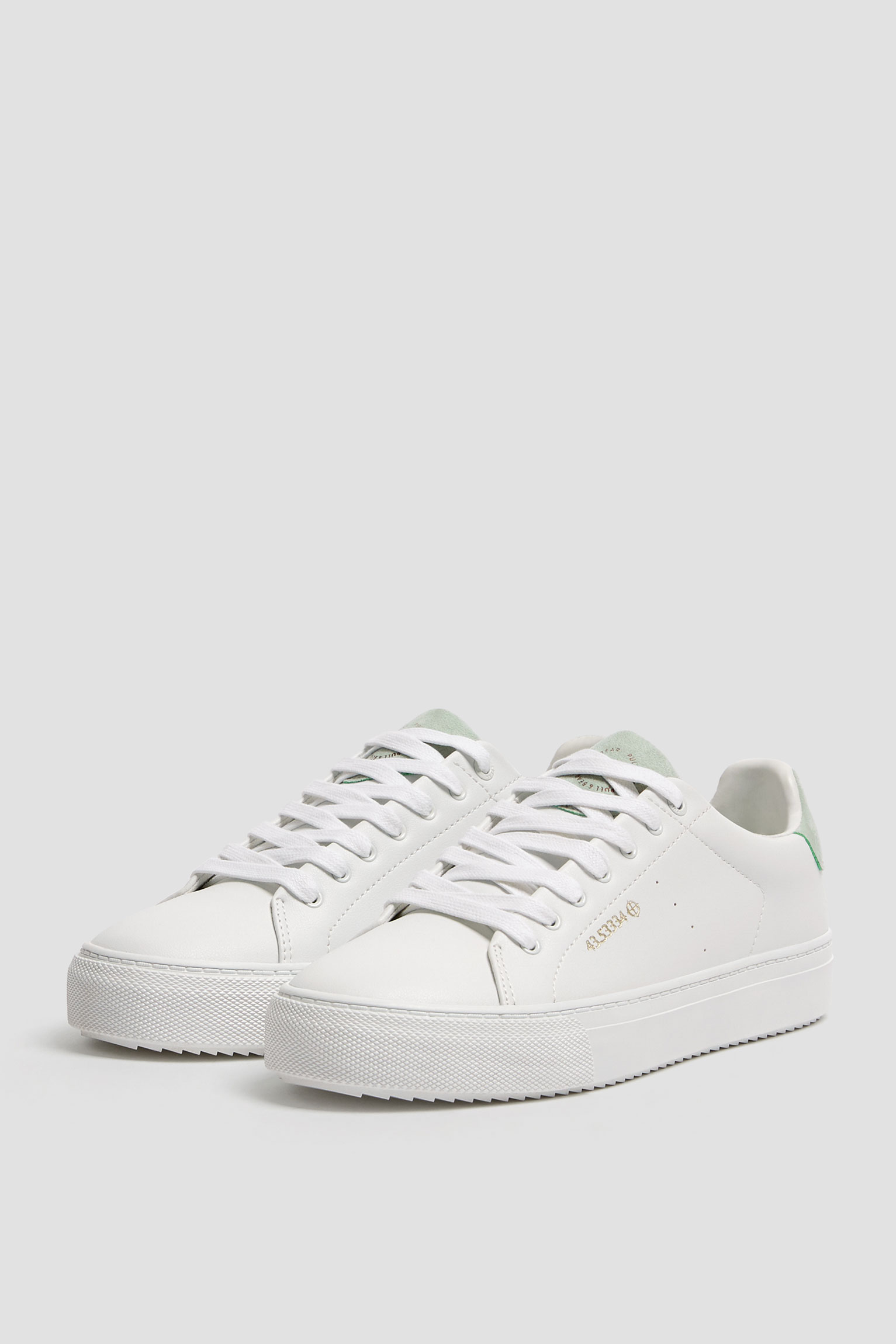 white basic sneakers