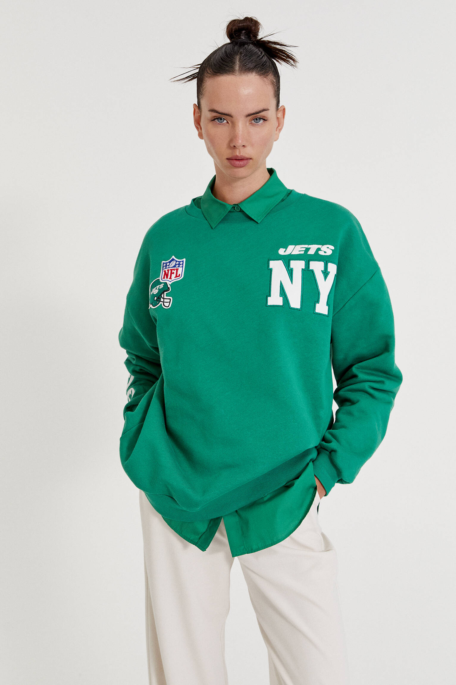 PULL&BEAR  Sweatshirts, New york jets, Nfl sweatshirts