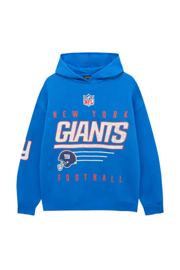 Φούτερ NFL New York Giants με κουκούλα