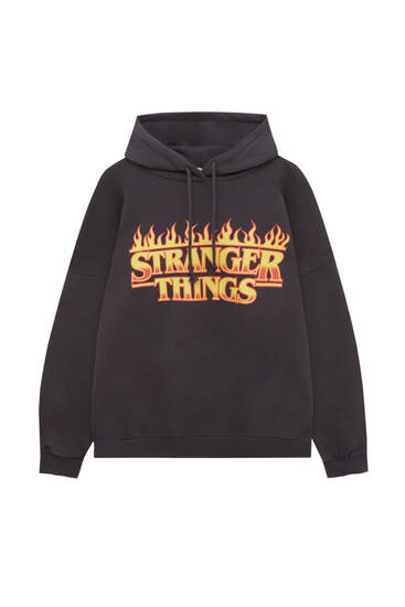 Stranger Things flame sweater