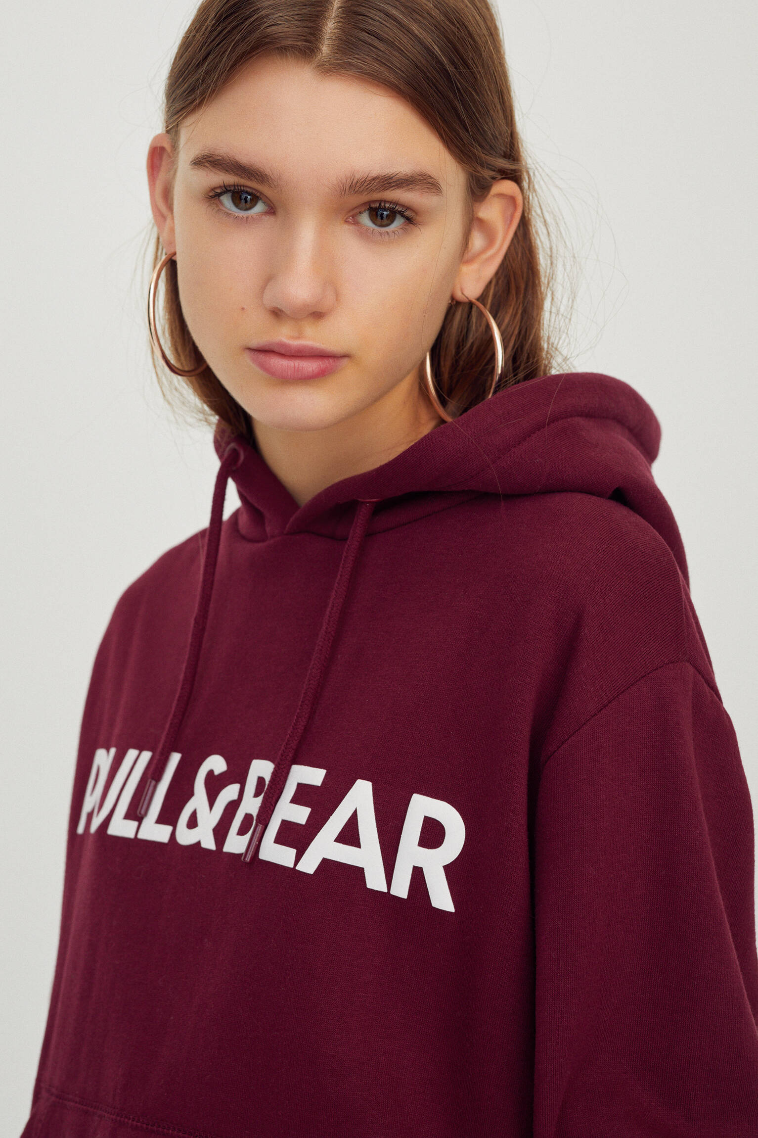 Pull & Bear - Pull&Bear logo pouch pocket hoodie