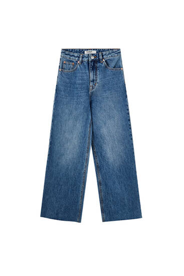 Basic culotte-jeans