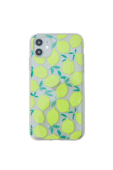 Lemon print smartphone case