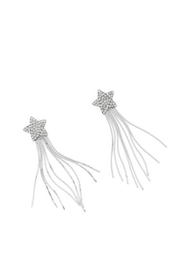Sparkly star earrings