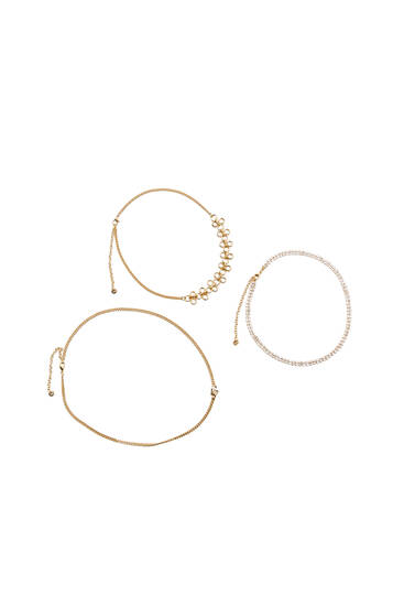 3-pack of chain chokers
