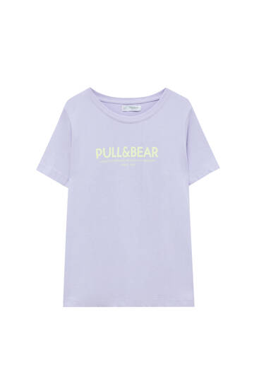 T-shirt with Pull&Bear logo and cities