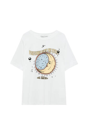 T-shirt with esoteric illustration