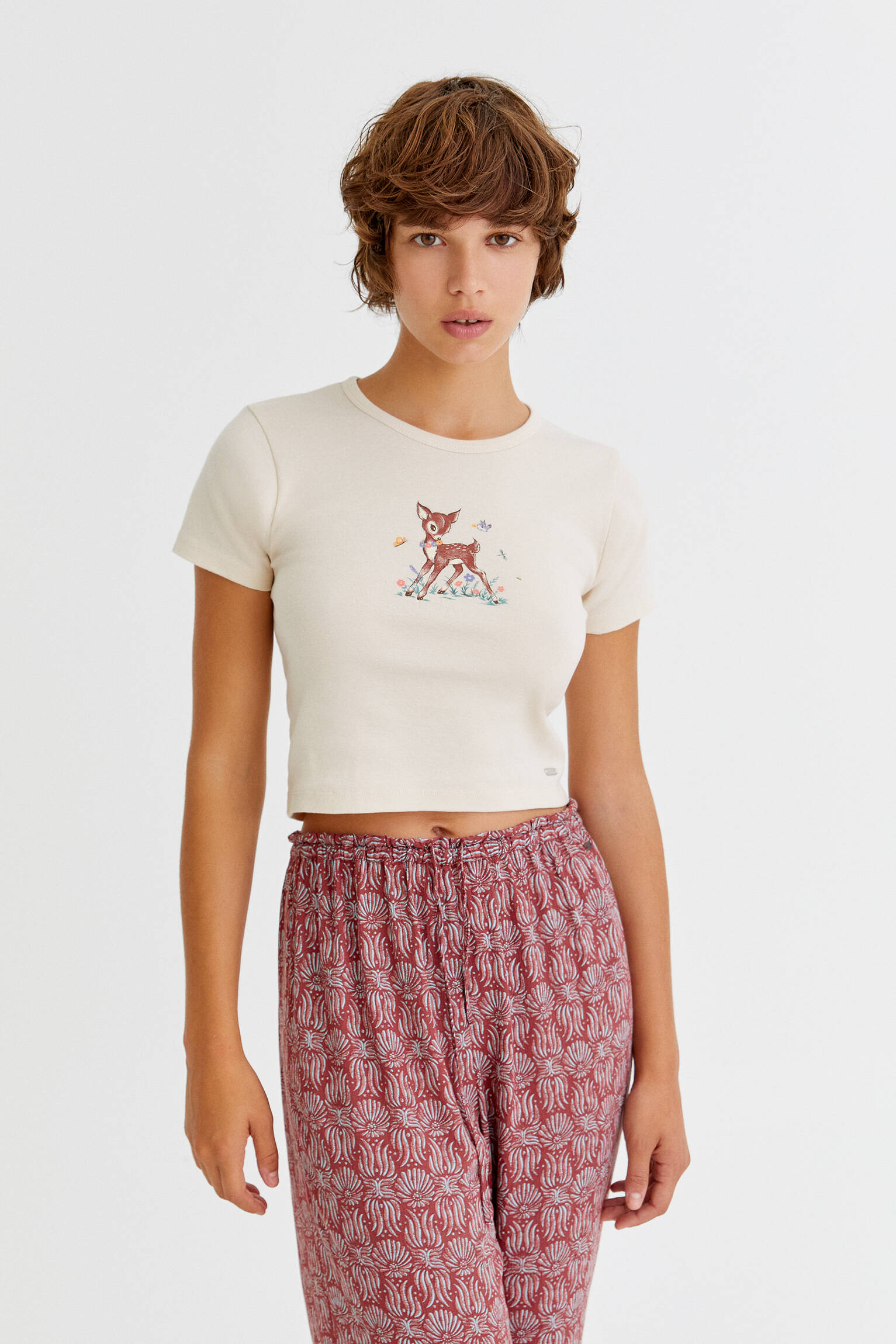 pull and bear bambi t shirt