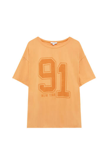 Short sleeve T-shirt with number