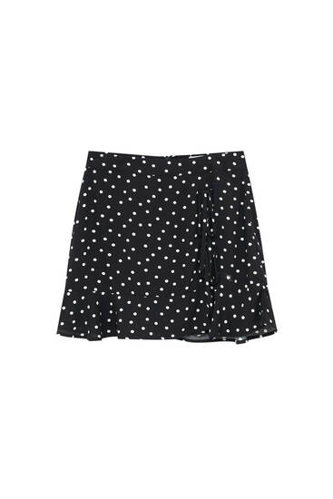 jupe holographique pull and bear