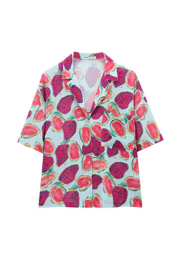 Fruit print shirt