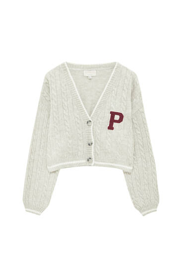 pull and bear knit cardigan