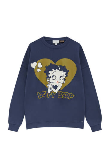 Sweatshirt Betty Boop hartje