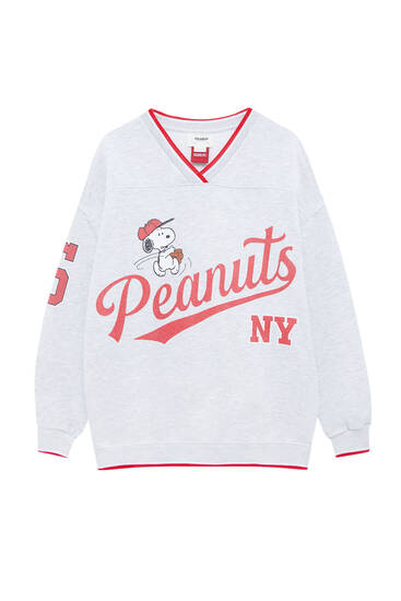 Peanuts Snoopy varsity sweatshirt