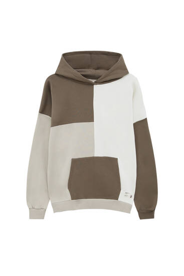 patchwork hoodie