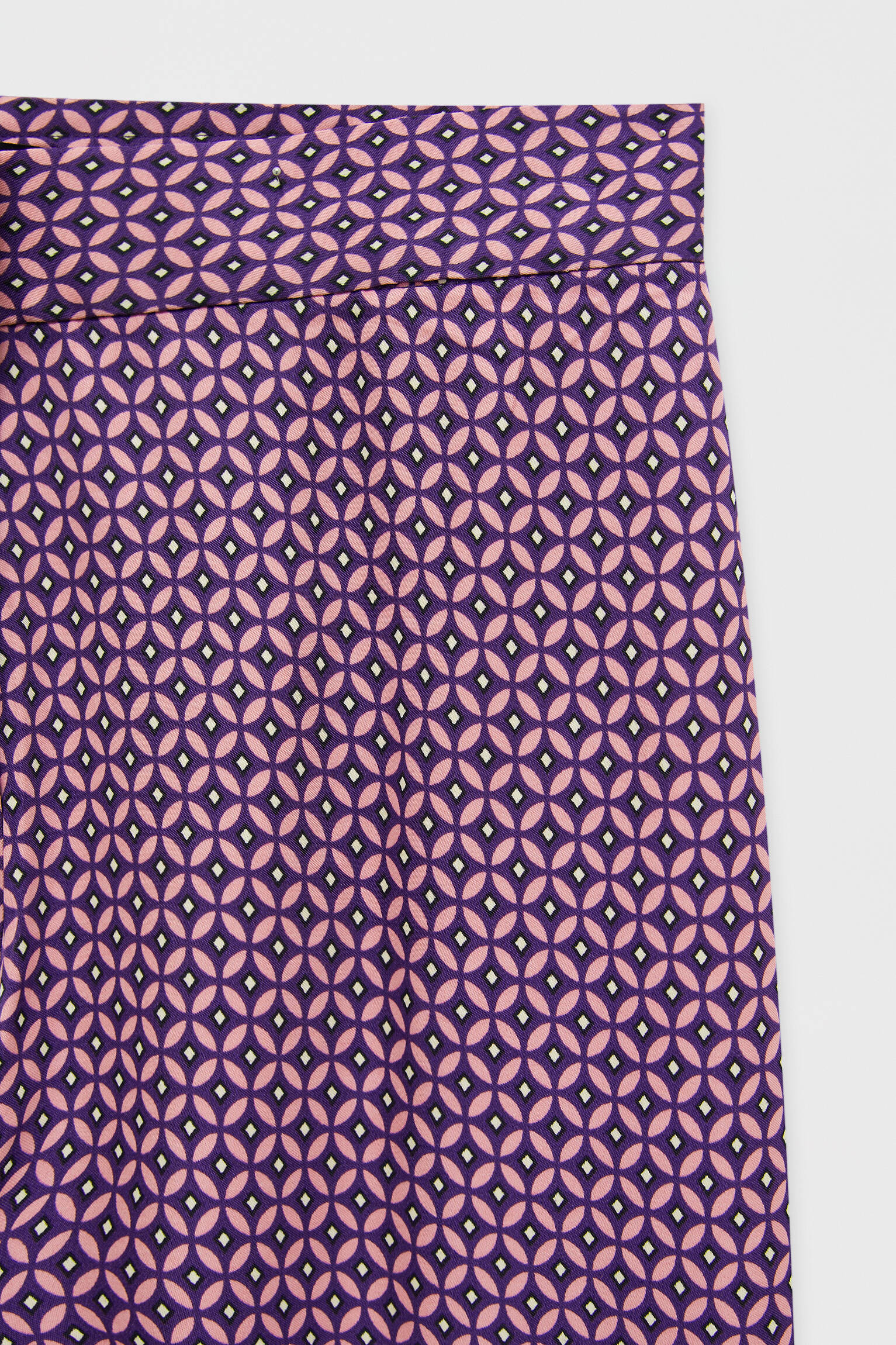 Pull \u0026 Bear - Pantalón estampado satinado
