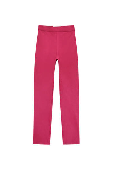 Basic straight fit trousers