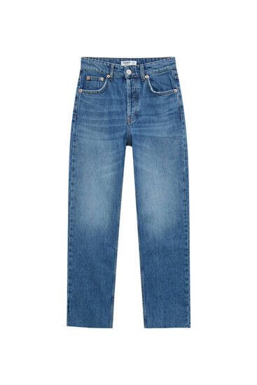 Rechte cropped jeans