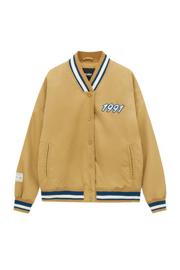 coach jacket pull and bear