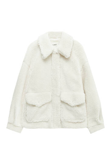 teddy coat pull and bear
