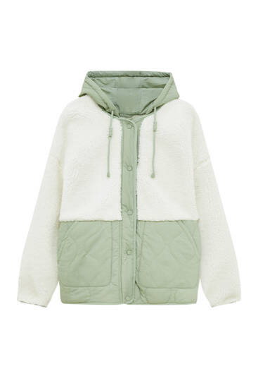 pull and bear hooded jacket