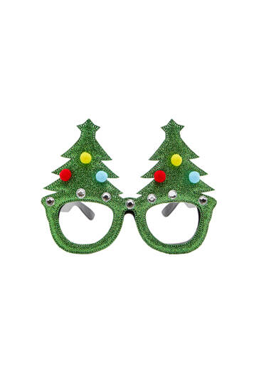 Christmas tree glasses