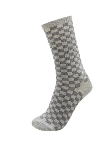 Chequered socks