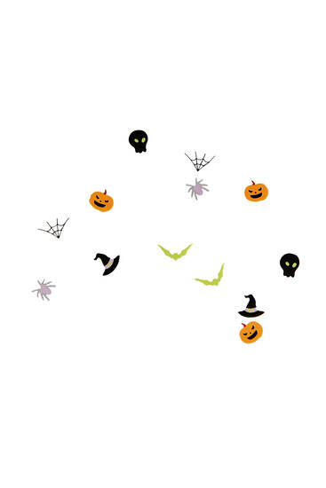 Pack of Halloween stickers